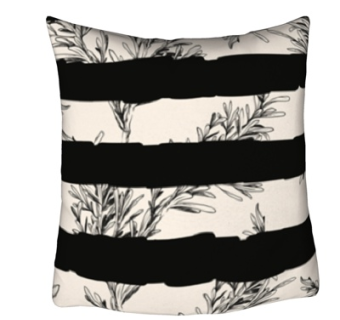 现代布艺条形抱枕su模型