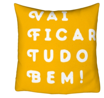 现代布艺黄色抱枕su模型