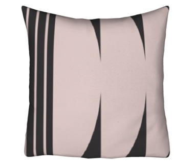 现代简约布艺抱枕su模型