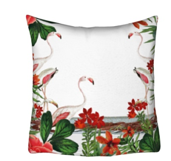 现代布艺丹顶鹤抱枕su模型