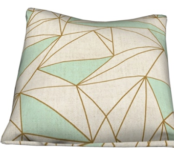 现代布艺抱枕su模型