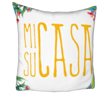 现代简约布艺抱枕su模型