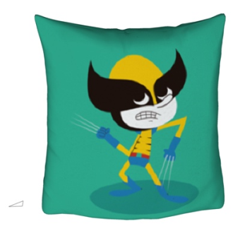 现代布艺儿童抱枕su模型