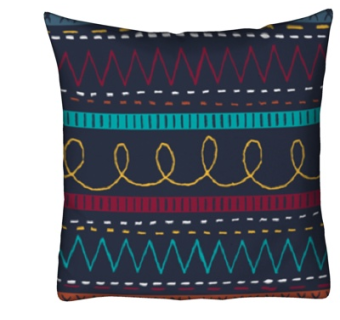 现代布艺抱枕su模型