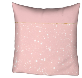 现代布艺粉色抱枕su模型