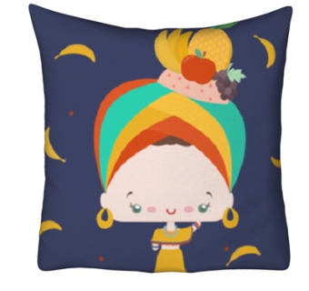 现代布艺儿童抱枕su模型