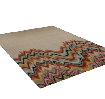 现代布艺地毯su模型