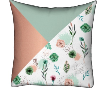 现代花卉抱枕su模型