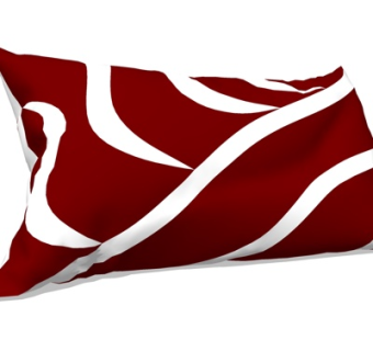 现代布艺抱枕su模型