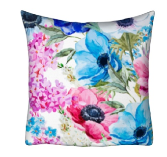 现代印花抱枕su模型