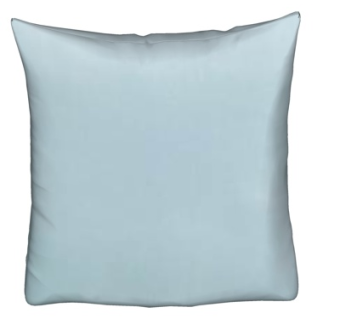 现代布艺蓝色抱枕su模型