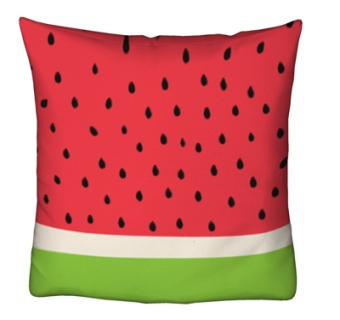 现代布艺西瓜抱枕su模型