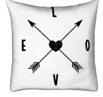 现代布艺时钟抱枕su模型