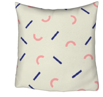 现代布艺抱枕su模型