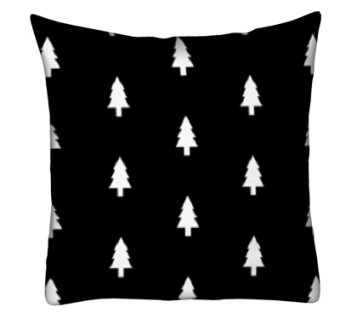 现代布艺圣诞树抱枕su模型