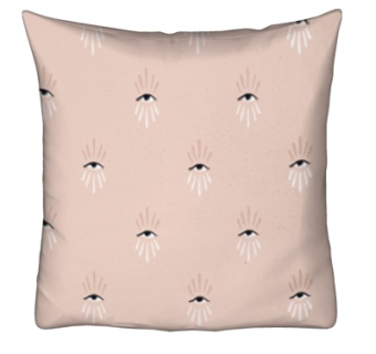 现代布艺眼睛抱枕su模型