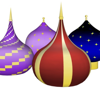 现代节日装饰摆件su模型