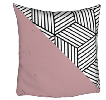 现代布艺抱枕su模型