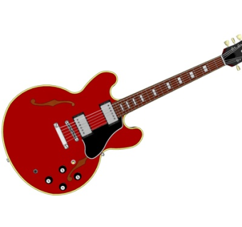 现代电子吉他su模型