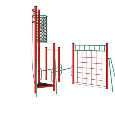 现代儿童娱乐设施su模型