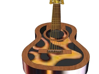 欧式古典吉他su模型