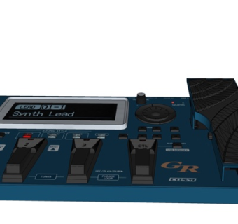 现代调音设备su模型