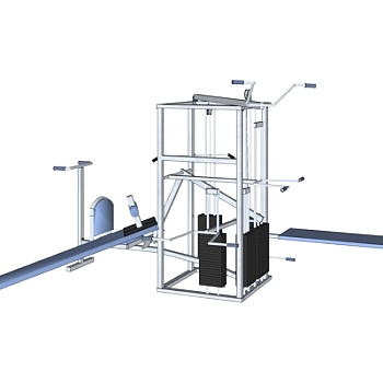 现代健身设备su模型