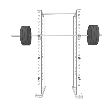 现代健身设备su模型