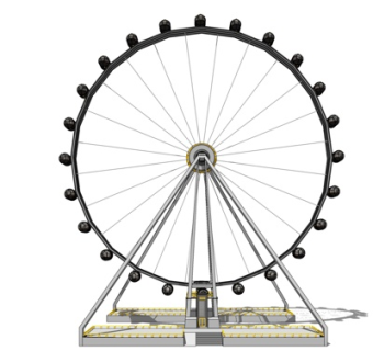 现代大型娱乐设施su模型