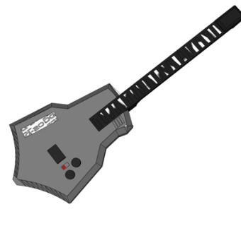 现代电子吉他su模型