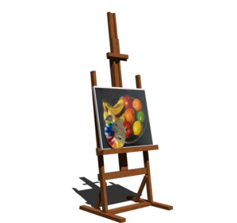 现代画架su模型