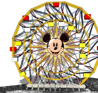 现代大型娱乐设施su模型