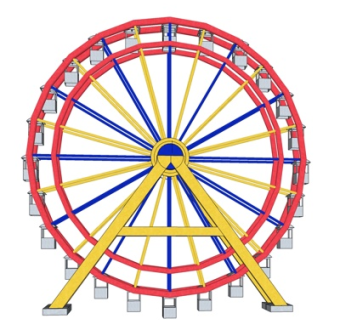现代大型娱乐设施su模型