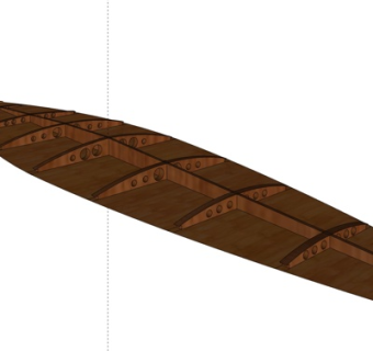 现代冲浪板su模型