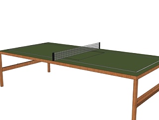 现代<em>乒乓球台</em>su模型