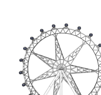 现代大型娱乐设施su模型