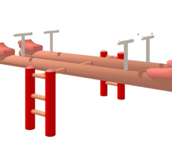 现代儿童娱乐设施su模型
