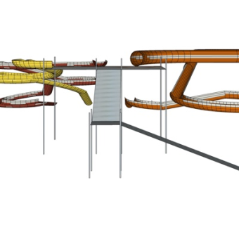 现代大型娱乐设施su模型