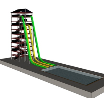 现代大型娱乐设施su模型
