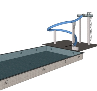 现代大型娱乐设施su模型
