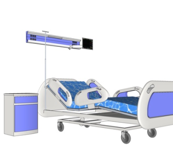 现代医疗床su模型