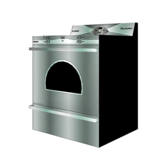 现代煤气灶烤箱组合su模型