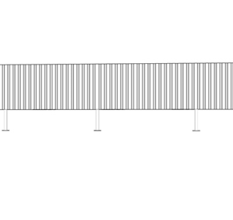 现代暖气片su模型