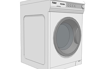 现代<em>海尔</em>洗衣机su模型