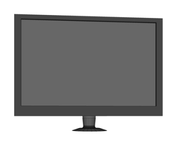 现代液晶电视机su模型