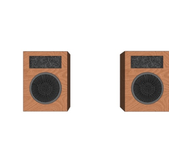 现代实木音箱su模型