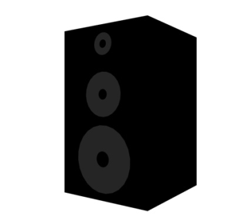 现代方形音箱su模型