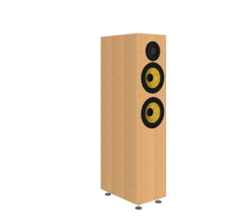 现代实木音箱su模型