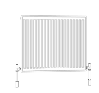 现代暖气片su模型