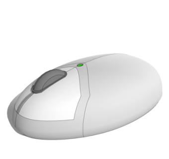 现代无线鼠标su模型